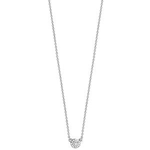 Tlws Diemwnt Aur Gwyn 18ct 0.05CT