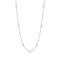 Mwclis Diemwnt Aur Gwyn 18ct 0.27CT