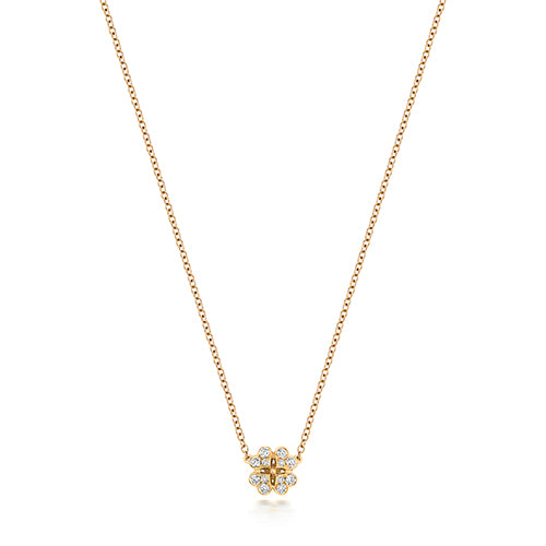 18ct White Gold Diamond Necklace 0.17CT
