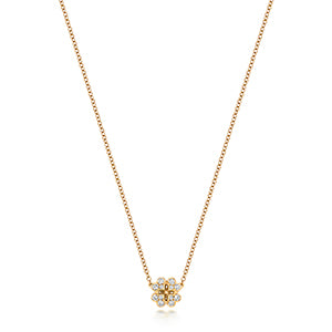 18ct White Gold Diamond Necklace 0.17CT