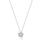 Mwclis Diemwnt Aur Gwyn 18k 0.4CT