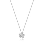 Mwclis Diemwnt Aur Gwyn 18k 0.4CT