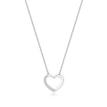 Mwclis Diemwnt Aur Gwyn 18ct 0.14CT