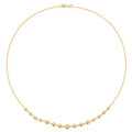 Mwclis Aur Melyn 9ct 16"