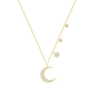 Mwclis Aur Melyn 9ct