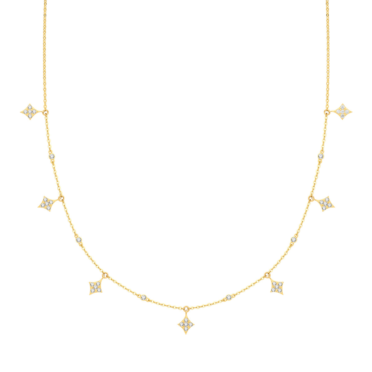Necklet Aur Melyn 9ct
