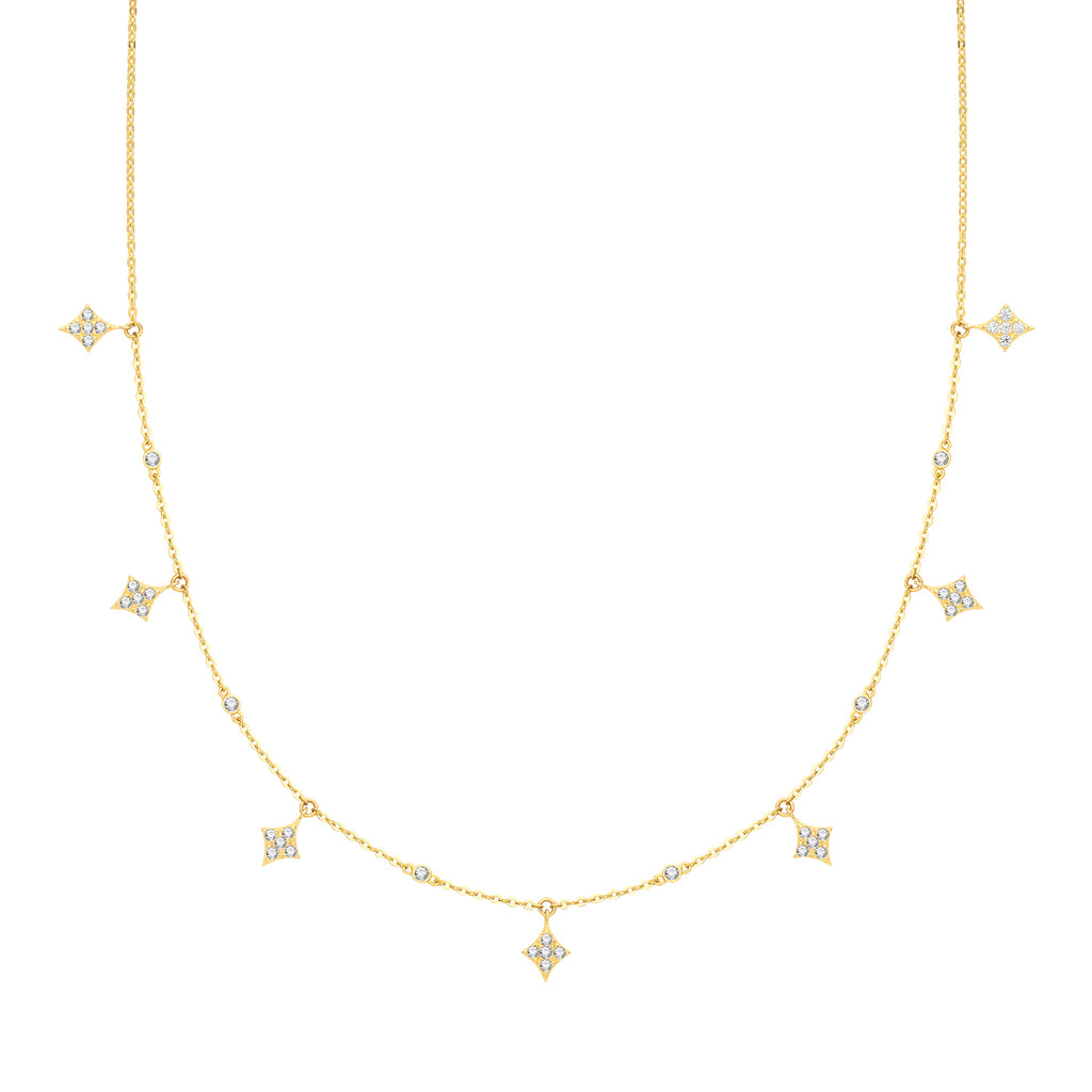 Necklet Aur Melyn 9ct