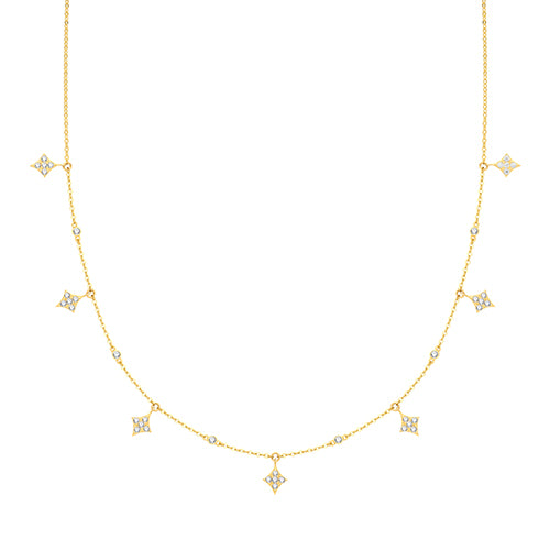 Necklet Aur Melyn 9ct