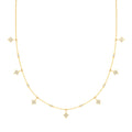 Necklet Aur Melyn 9ct
