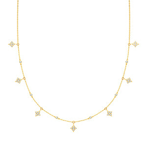 Necklet Aur Melyn 9ct