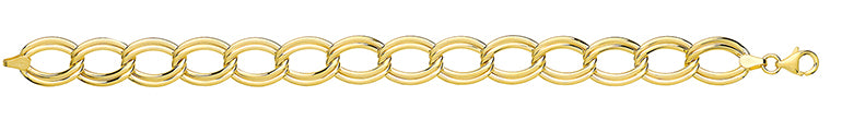 9ct Yellow Gold 7.5" Bracelet