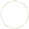 Cadwyn Aur Melyn 9ct 16"