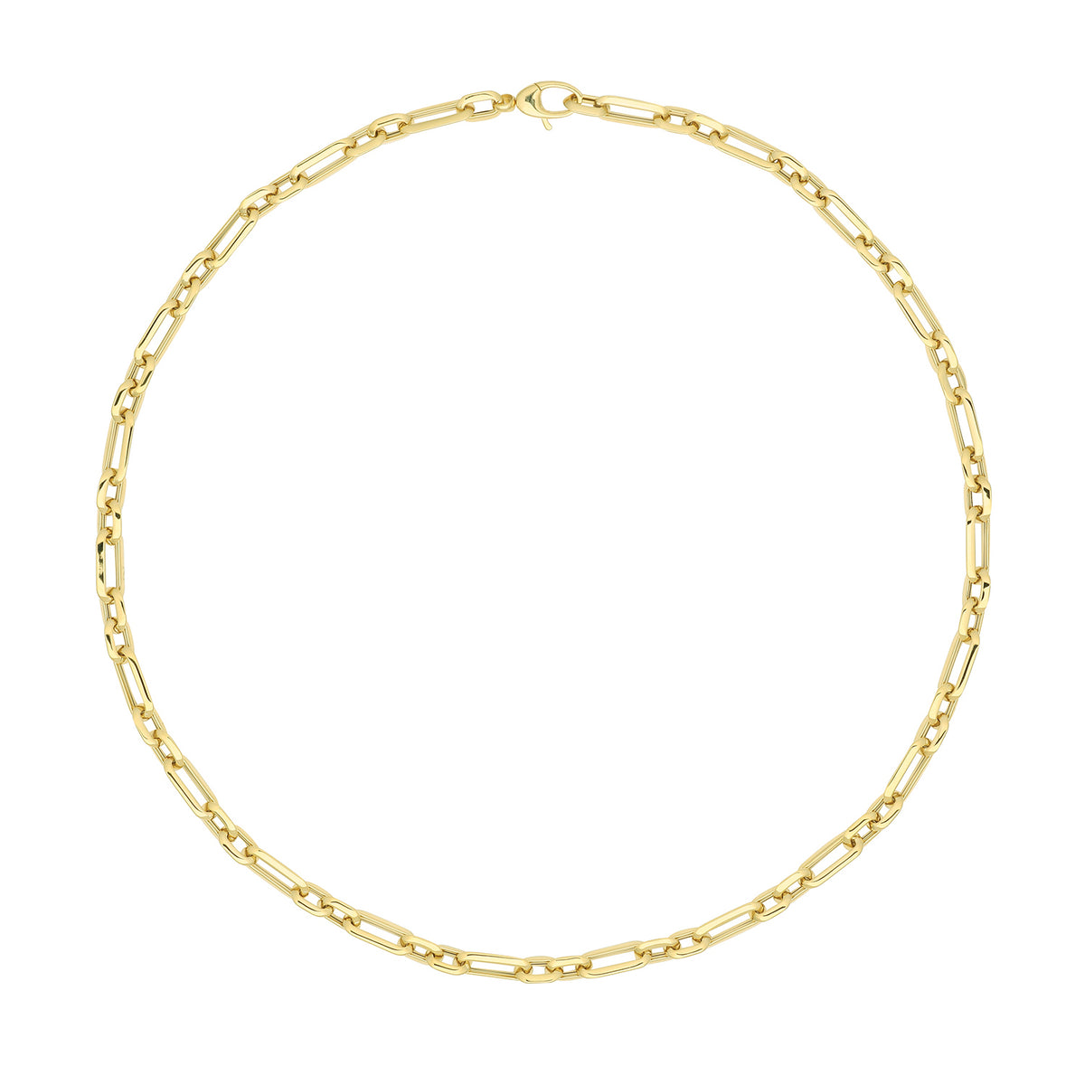 Gwisg Aur Melyn 9ct 18"