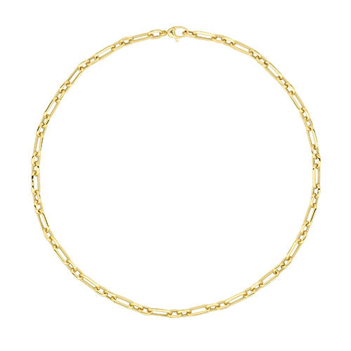 Gwisg Aur Melyn 9ct 18"
