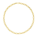 Mwclis Aur Melyn 9ct 18"