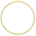 Mwclis Aur Melyn 9ct 18"