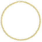 Mwclis Aur Melyn 9ct 18"