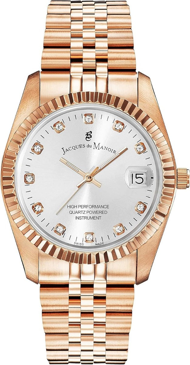 Jacques Du Manoir Inspiration Ladies Watch with Silver Dial NRO.15