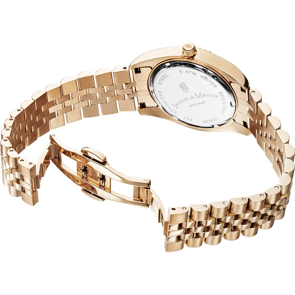 Jacques Du Manoir Inspiration Ladies Watch with Silver Dial NRO.15