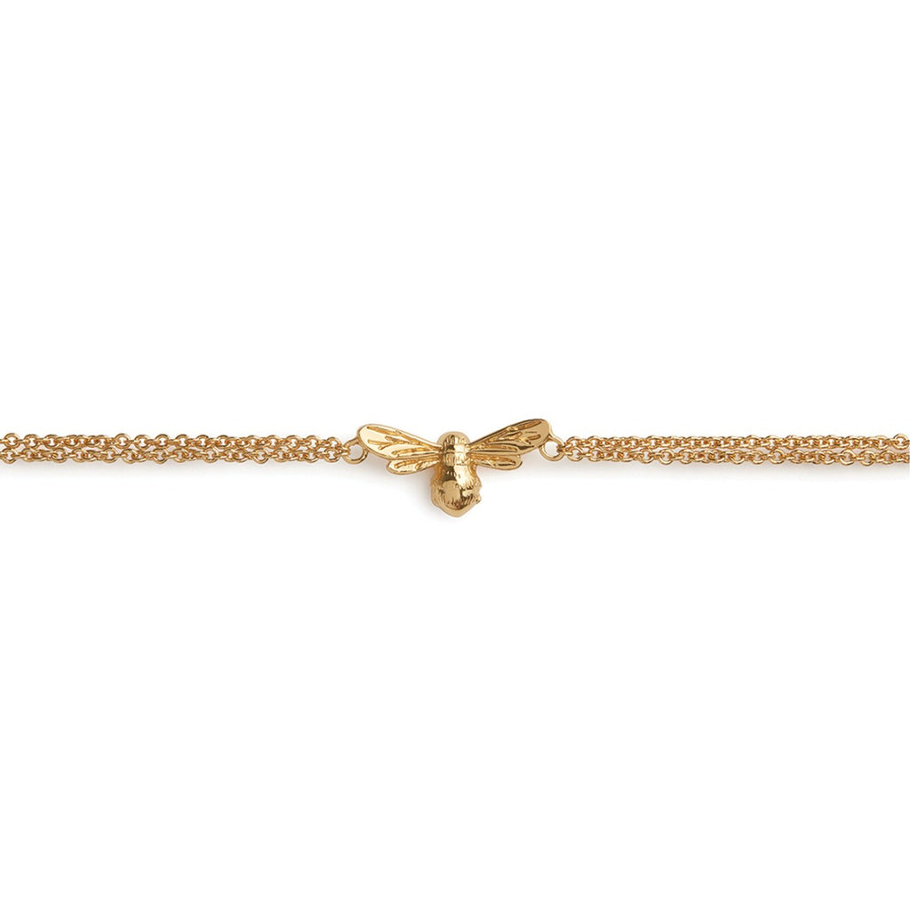 Olivia Burton Lucky Bee Gold Plated Bracelet OBJAMB44N