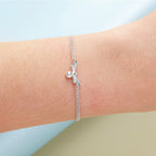 Olivia Burton Lucky Bee Silver Tone Bracelet OBJAMB45N