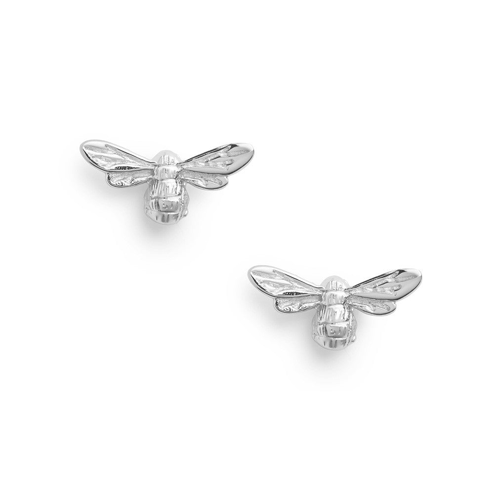 Olivia Burton Lucky Bee Sterling Silver Stud Earrings OBJAME22N