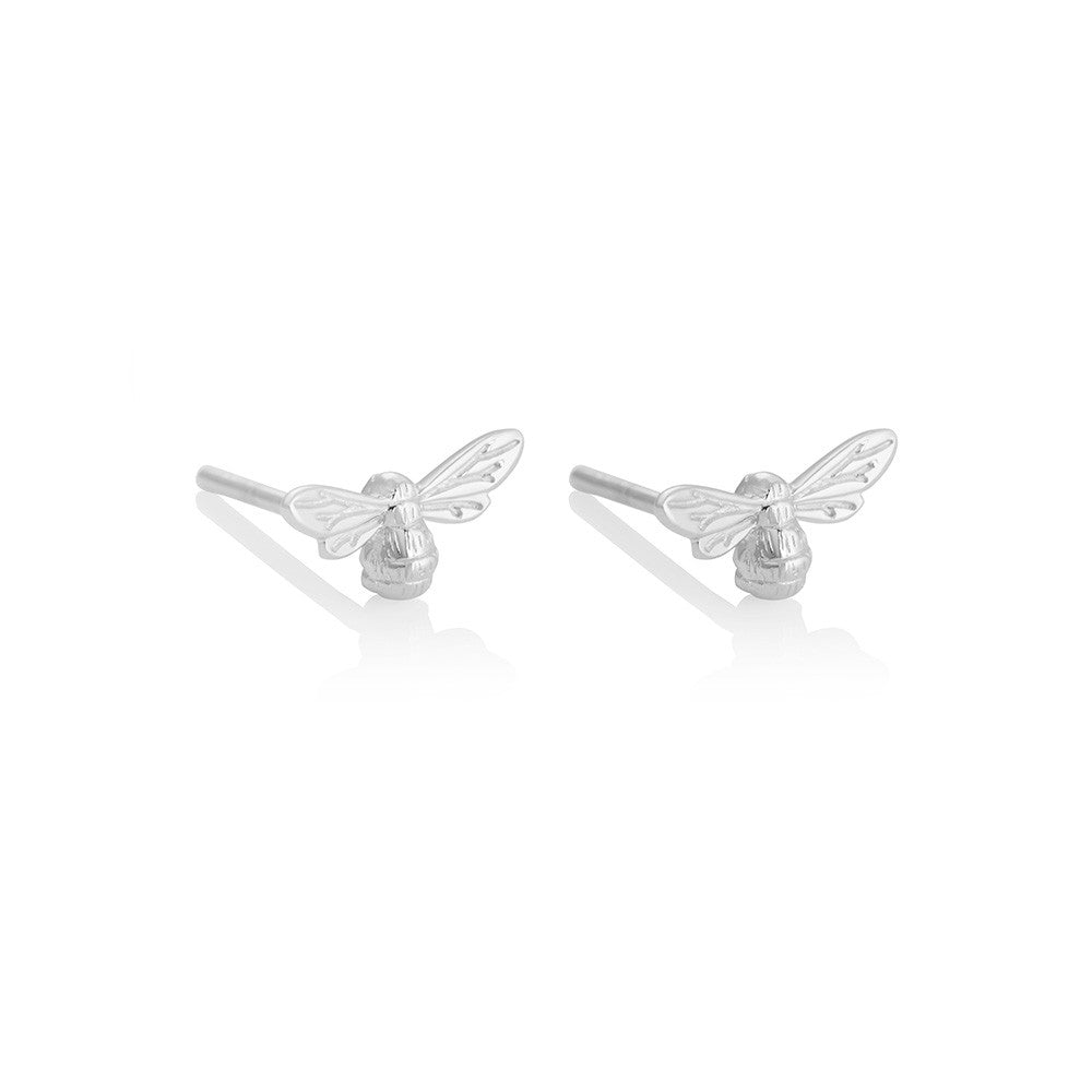 Olivia Burton Lucky Bee Sterling Silver Stud Earrings OBJAME22N