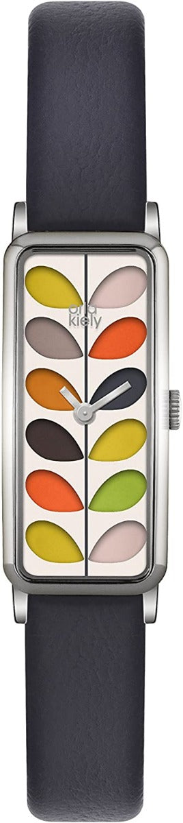 Orla Kiely Ladies Watch with Cream Dial and Blue Leather Strap OK2131