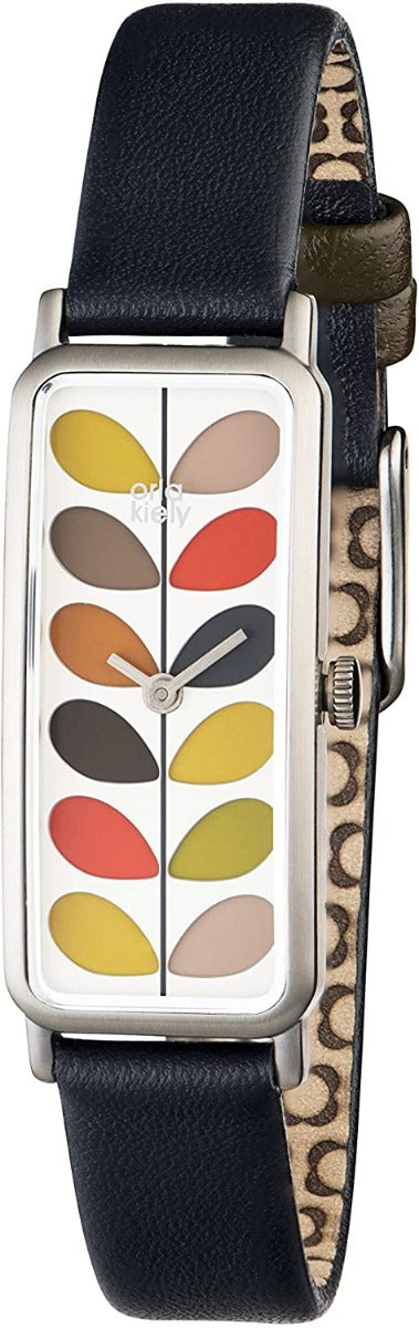 Orla Kiely Ladies Watch with Cream Dial and Blue Leather Strap OK2131