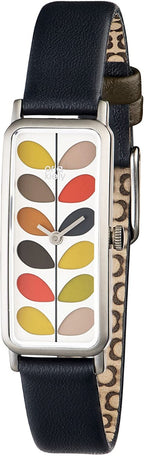 Orla Kiely Ladies Watch with Cream Dial and Blue Leather Strap OK2131