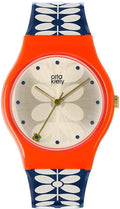 Orla Kiely Ladies Watch with Champagne Dial and Blue Strap OK2230
