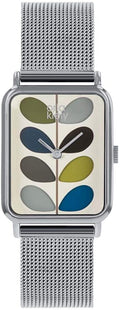 Orla Kiely Ladies Watch with Cream Dial and Stainless Steel Strap OK4083