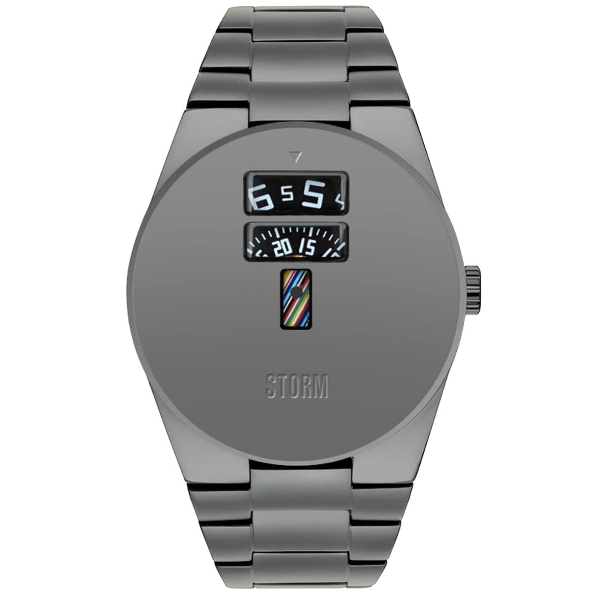 Storm Oston IP Matt Grey Gents Watch with Grey Dial and Grey Bracelet 47556/IP/GY