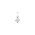 9ct White Gold Diamond Pendant 0.1CT