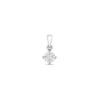 9ct White Gold Diamond Pendant 0.1CT