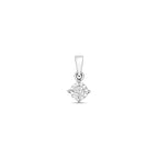 9ct White Gold Diamond Pendant 0.1CT