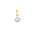 Tlws Diemwnt Aur Melyn 9ct 0.13CT