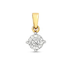 Tlws Diemwnt Aur Melyn 9ct 0.13CT