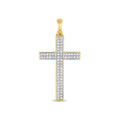 Pendent Diemwnt Aur Melyn 9ct 0.21CT