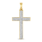 Pendent Diemwnt Aur Melyn 9ct 0.21CT