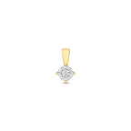 Pendant Diemwnt Aur Melyn 9ct 0.08CT