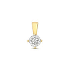 Pendant Diemwnt Aur Melyn 9ct 0.08CT