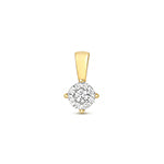 Pendant Diemwnt Aur Melyn 9ct 0.08CT