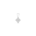 Tlws Diemwnt Aur Gwyn 9ct 0.08CT