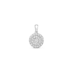 Tlws Diemwnt Aur Gwyn 9ct 0.24CT