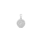 Tlws Diemwnt Aur Gwyn 9ct 0.24CT