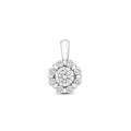 9ct White Gold Diamond Pendant 0.33CT