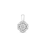 9ct White Gold Diamond Pendant 0.33CT