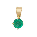 Pendant Emrallt Aur Melyn 9ct 0.5CT