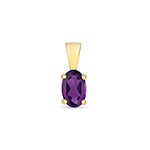 Tlws Amethyst Aur Melyn 9ct 0.4ct